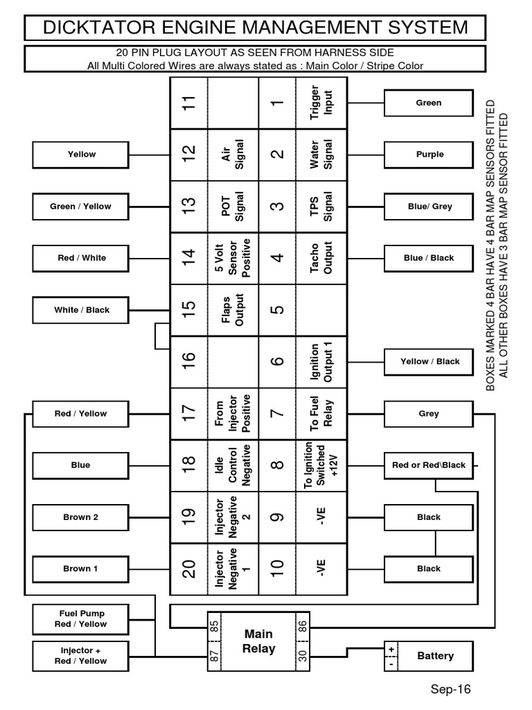 Connection Diagrams Sep 2016 | PDF | Ignition System | Fuel Injection