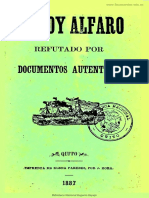 Flores Jijon, Antonio - Eloy Alfaro Refutado Por Documentos Auténticos