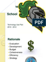 Beltline High School: Technology Use Plan 2010 - 2012