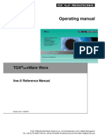 TOX Manual TOX Software Worx Line X Referenz en