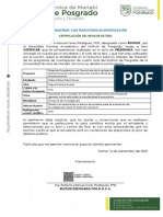 Certificación de REVISOR de Tesis - para Defensa - Ing Rafael Tello