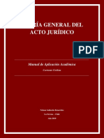 Teoría General Del Acto Jurídico