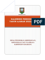 Kalender Pendidikan 2023-2024 Disdikbudpora Kab Semarang
