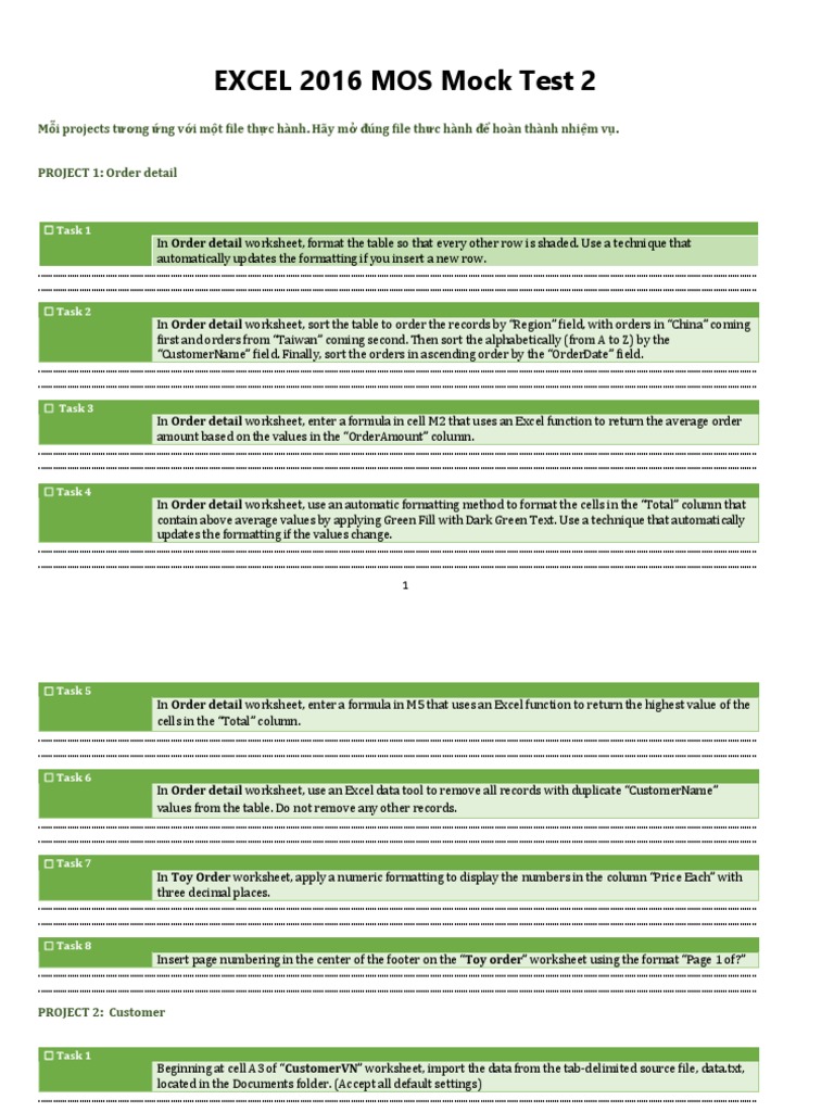 Excel Mock Test 2 PDF Microsoft Excel Worksheet