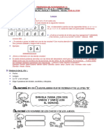 1° C D e Actividades Del 3 Al 7 de Agosto