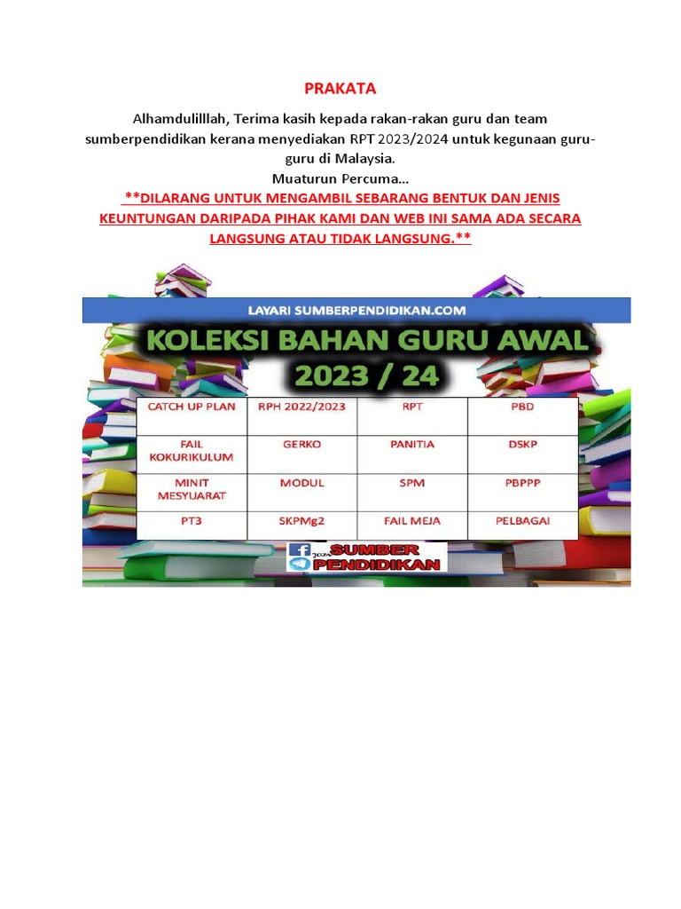 Rpt 2023 Pendidikan Moral Tahun 3 Kssr Semakan Sumberpendidikan Pdf