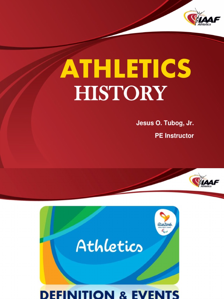 History of Athletics and Events | PDF | Track And Field | Olympic Games