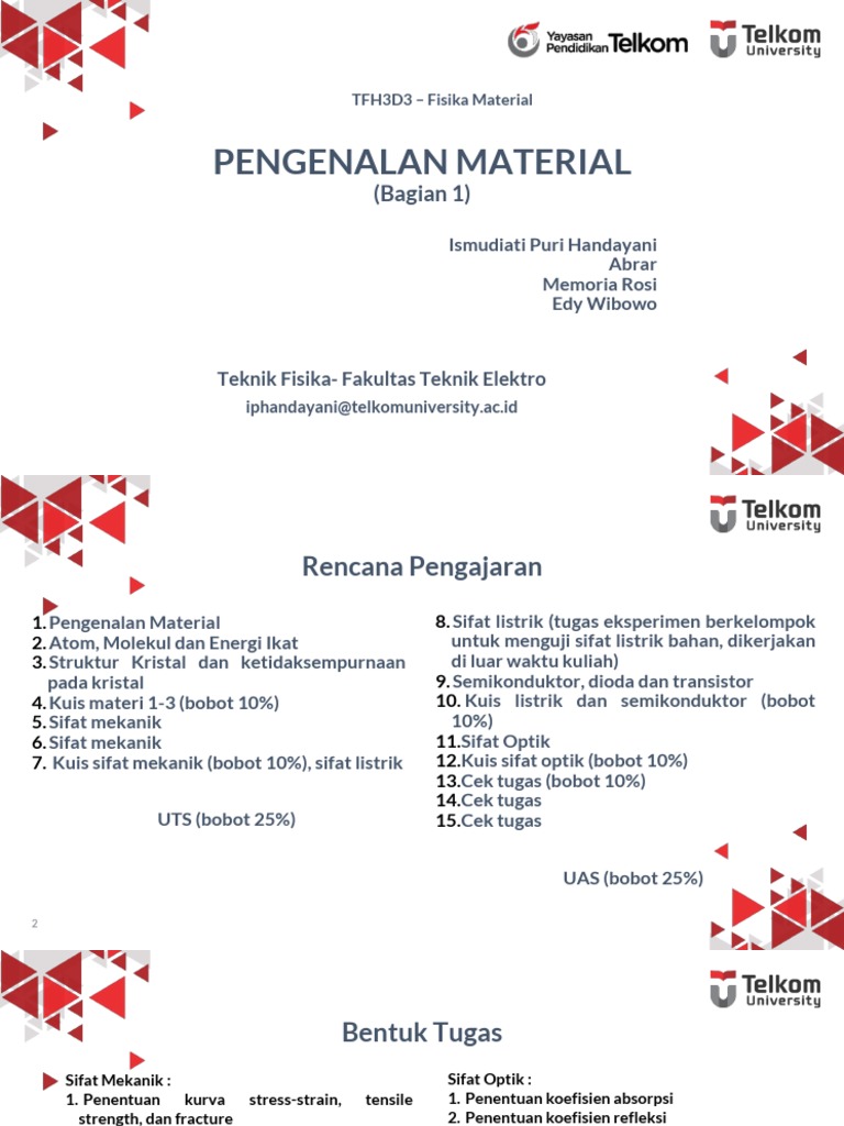 Materi 1 - Pengenalan Material Bagian 1 | PDF