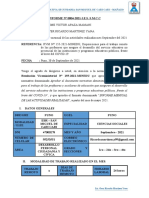 Informe Del Mes de Septiembre - Ricardo Martinez