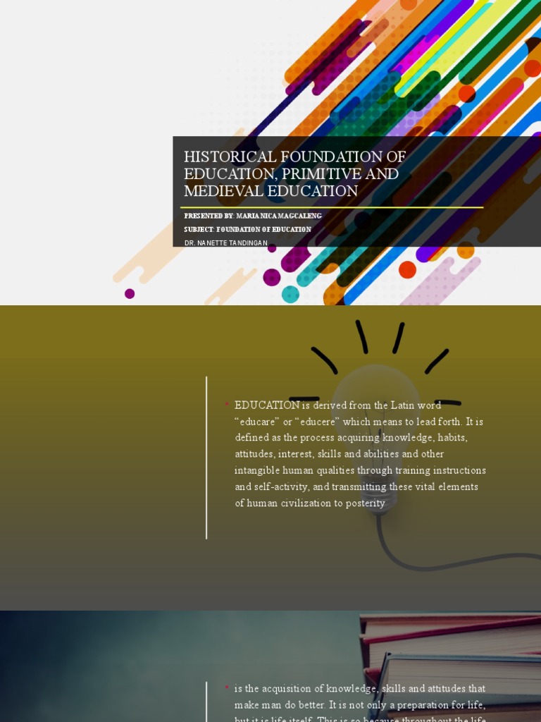 Historical Foundations of Education | PDF | Schools | Theory