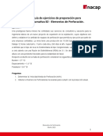 Solución Guía de Ejercicios Elementos de Perforación