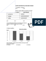 EVALUACIÓN MATEMATICA SEGUNDO GRADO Proceso-Matematica