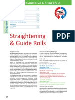 Straightening and Guide Rolls