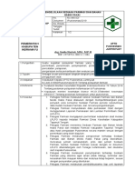 SOP Pengelolaan Sediaan Farmasi Dan BNHP