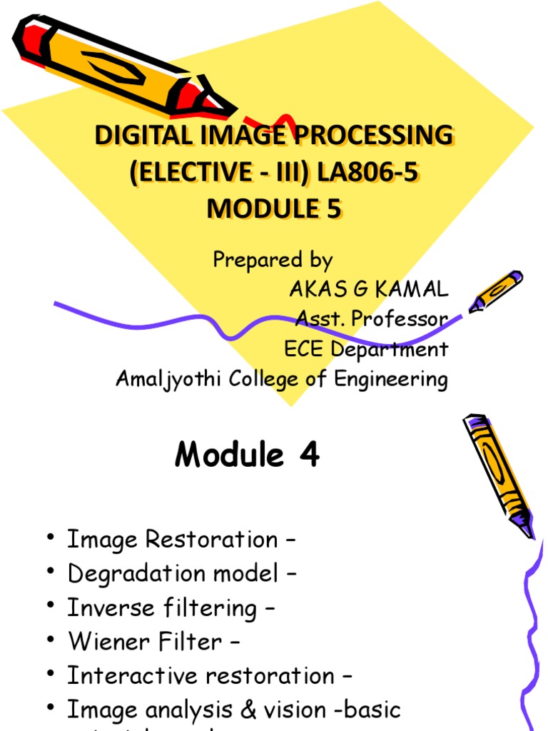 Dip S8ece Module4 PDF Computer Vision Shape