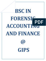 BSC in Forensic Accounting