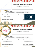 Sertifikat Lomba Agustusan