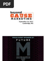 Download Beyond Cause Marketing 2011 Presentation Slides by CauseShift SN65856433 doc pdf