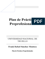 Plan de Prácticas Preprofesionales