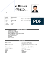 Marriage-Biodata-Kamal Hossain