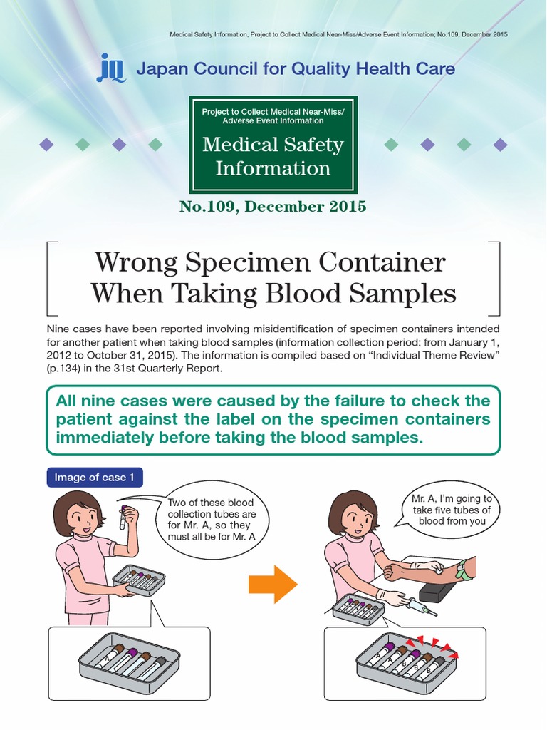 Blood Sample Misidentification Cases | PDF | Medical Laboratory | Nursing