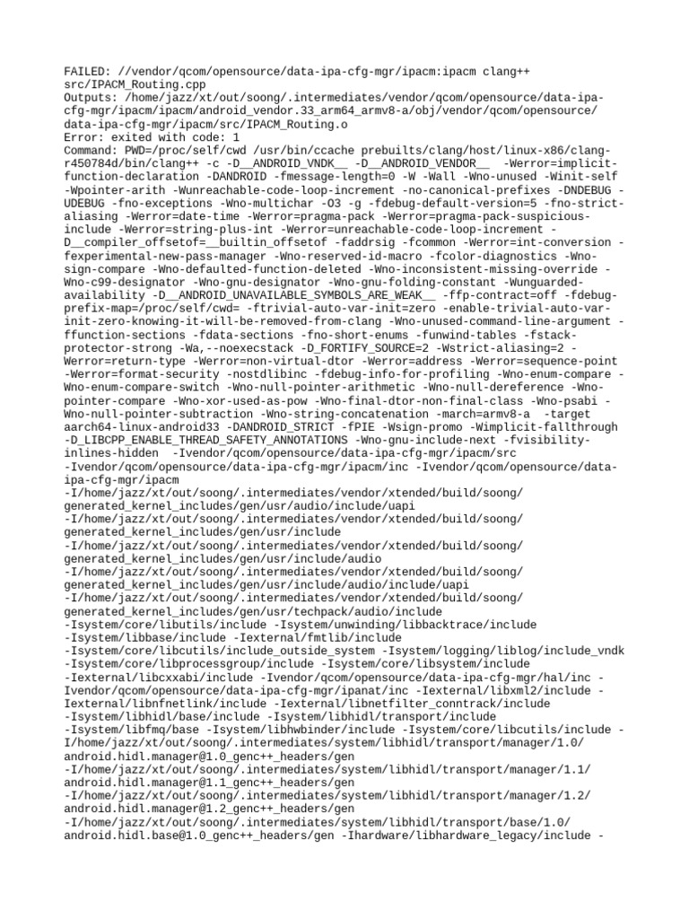 IPACM Build Error: Unknown Type Name | PDF | Computing | Computer ...