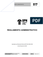 Reglamento Administrativo