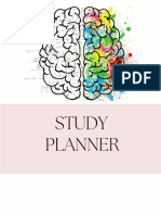 Study Exam+Preparation+Planner