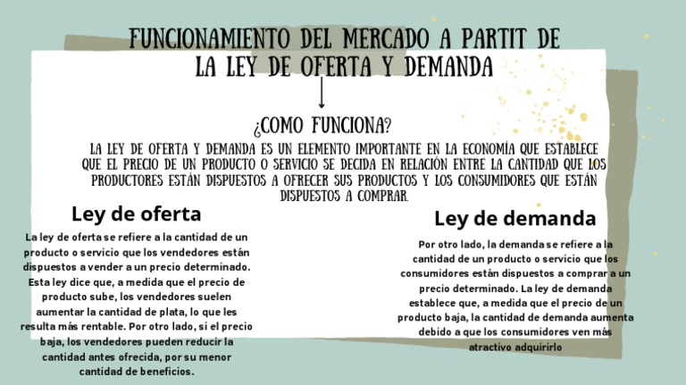 Ley de Oferta y Demanda en Economía | PDF | Derecho