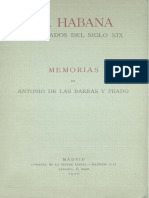 La Habana A Mediados Del Siglo Xix Memorias, PDF, Cuba