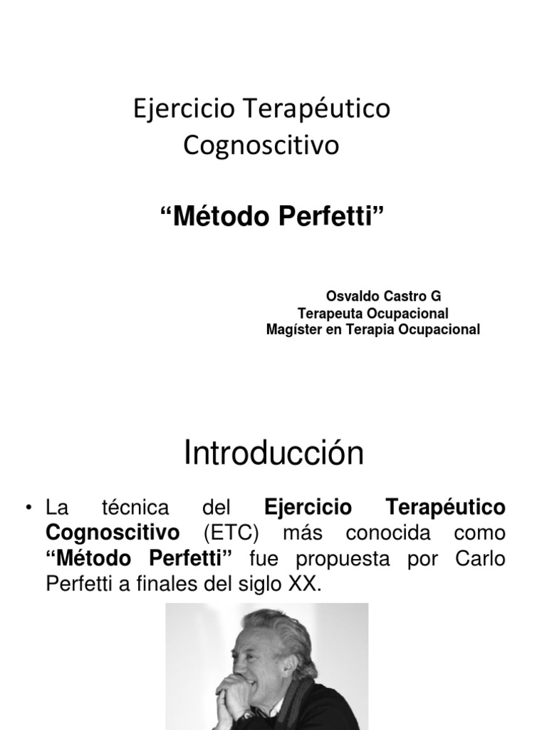 Metodo Perfetti | PDF | Aprendizaje | Percepción