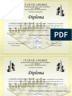 Diplomas de Ajedrez