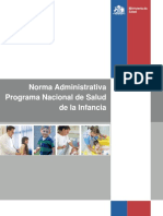 Norma Administrativa Programa Nacional de Salud de La Infancia