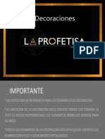 Decoraciones La Profetisa