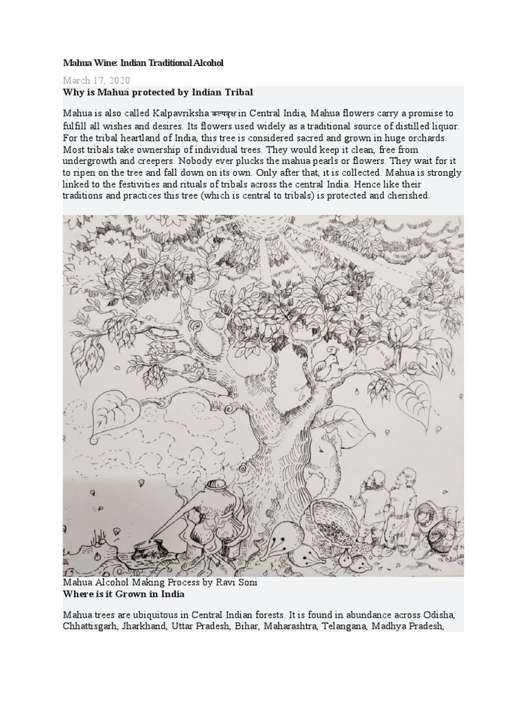 Mahua Wine Process Download Free PDF Nutrition Diet & Nutrition