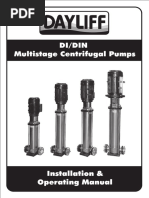 Di/Din Multistage Centrifugal Pumps