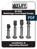 Di/Din Multistage Centrifugal Pumps