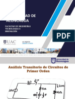 Clase de Analisis Transitorios de Circuitos de Primer Orden - 2023