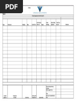 Sales Travel Expenses Format