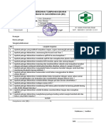 Daftar Tilik - Pembersihan B3