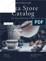 Tea Store Catalog Template