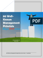 80 Well Known Management Principles That You Love To Know