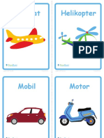 Flashcard Transportasi