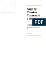 Sagging Tension Transmisi 150 KV - 33765