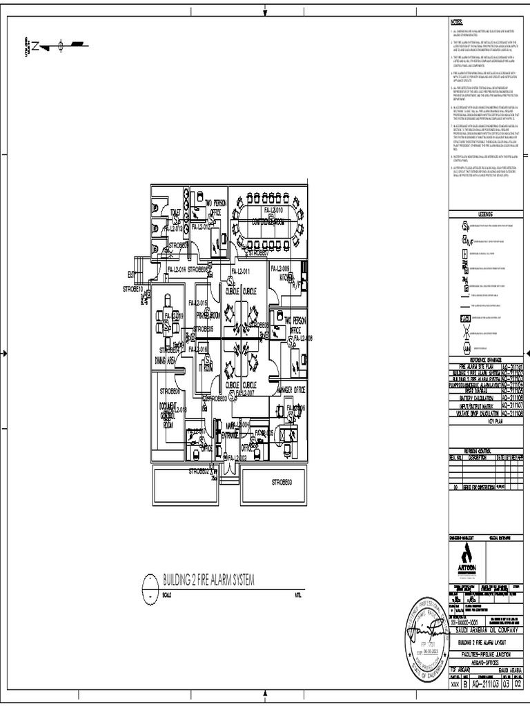 FDAS Fire Alarm System Layout | PDF | Electrical Components ...