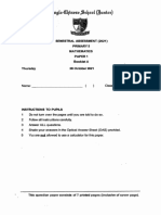 P5 Maths ACS 2021 SA2 Exam Papers
