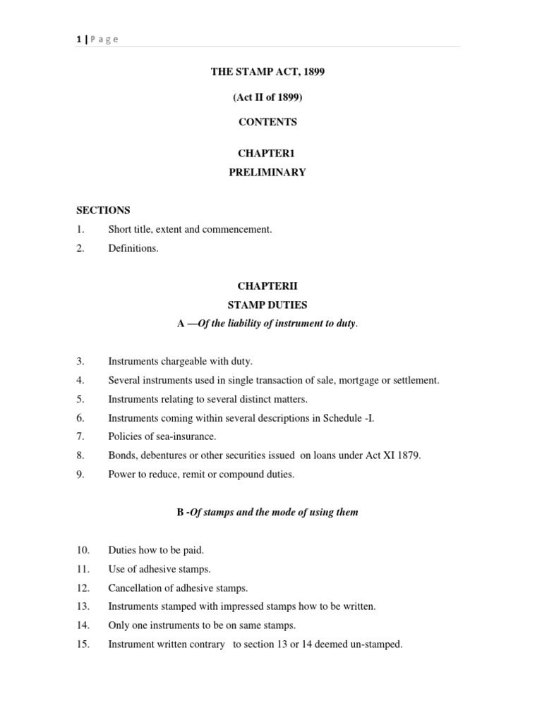 the-stamp-act-1899-pdf-negotiable-instrument-insurance