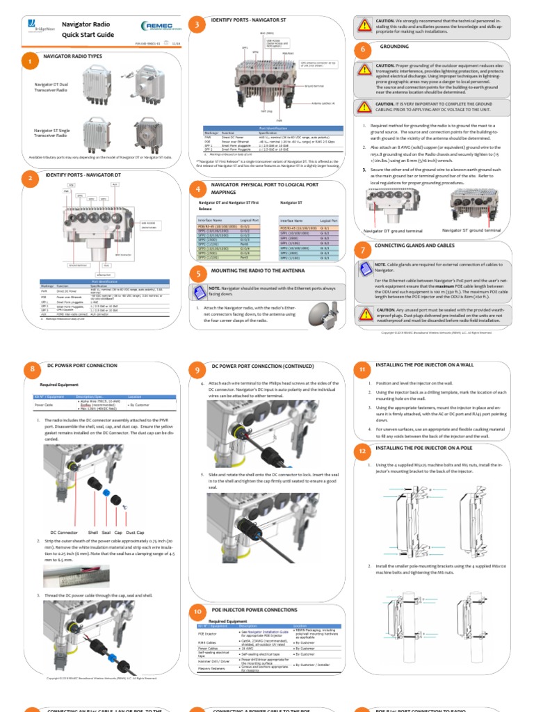Navigator Radio Installation Guide | PDF | Electrical Connector | Radio