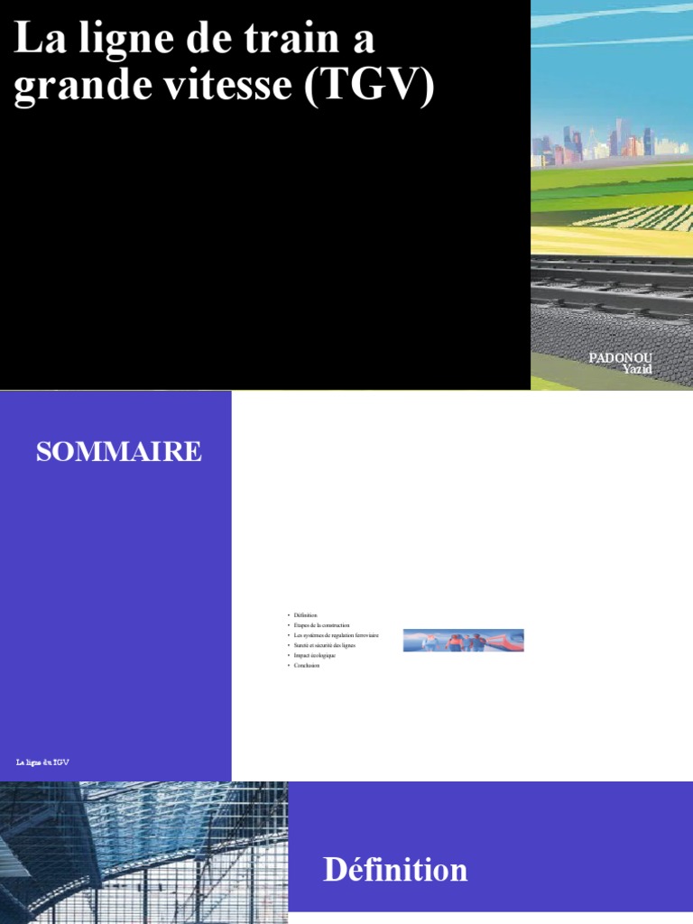 Construction et impact du TGV | PDF | Transport ferroviaire | Sécurité