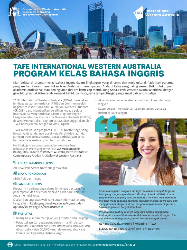 Tafe Western Australia English Courses Indonesia Pdf